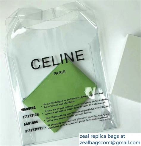 celine transparent shopping bag|Celine.